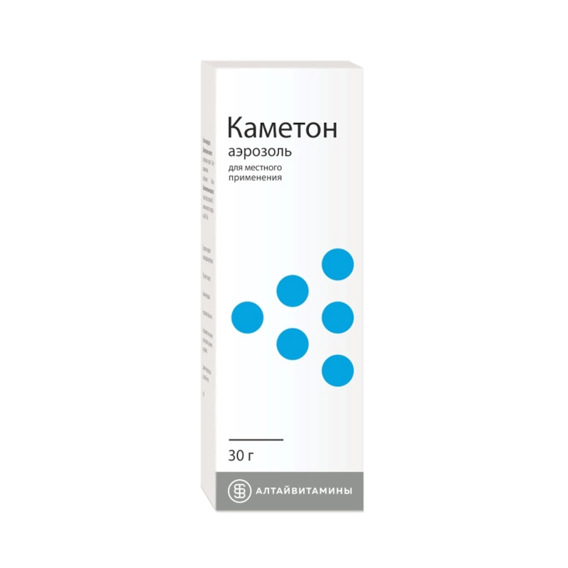 

Каметон аэрозоль для местного применения 30 г