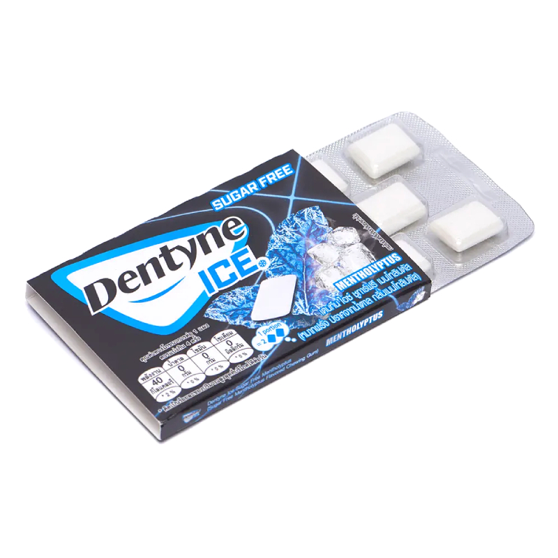 Изображение товара Dentyne Ice Mentholyptus жевательная резинка без сахара для свежести воздуха
