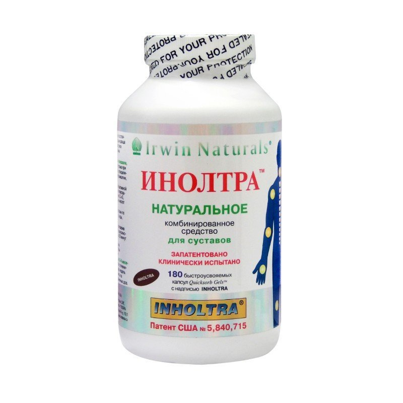 Изображение товара Инолтра капсулы для суставов 180 шт, регенерация и укрепление хрящевой ткани
