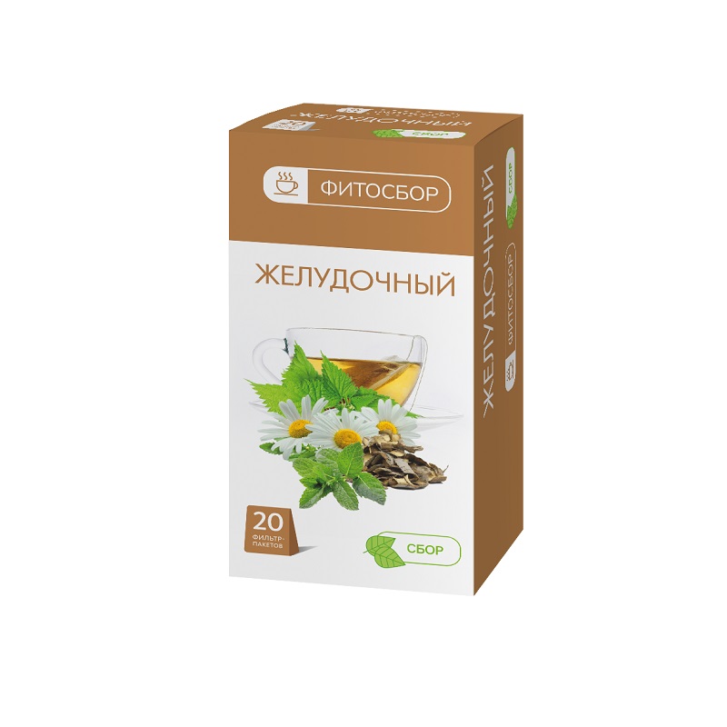 

PL Фитосбор Желудочный фильтр-пакеты 1,5 г 20 шт