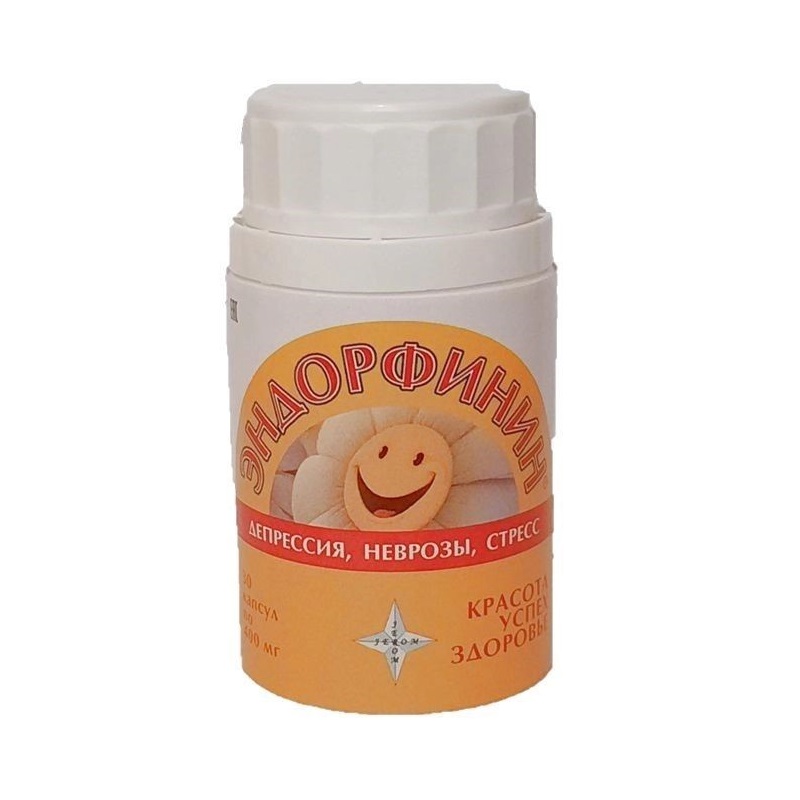 Изображение товара Эндорфинин капсулы 30 шт - источник фенилаланина для здоровья и настроения