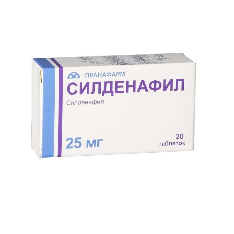 Изображение товара Силденафил 25 мг таблетки 20 шт