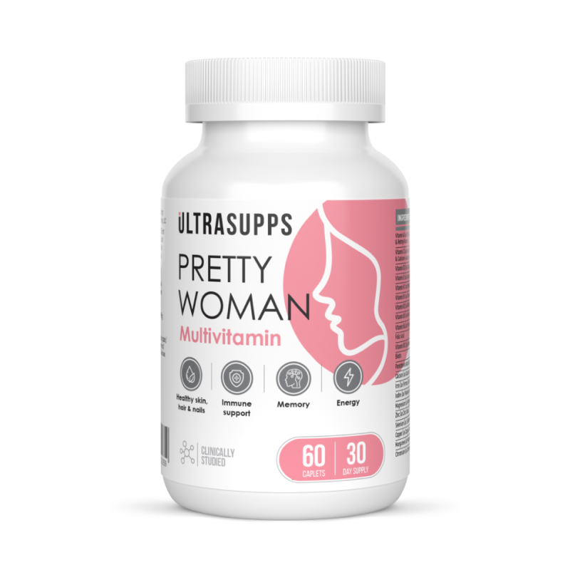 Изображение товара Ultrasupps Pretty Woman Мультивитаминная формула для женщин каплеты 60 шт