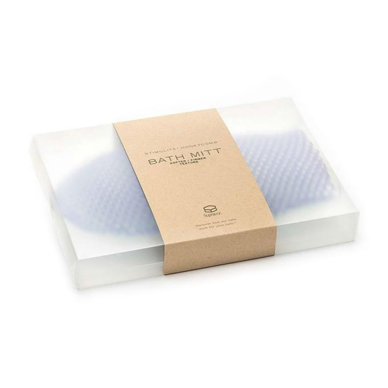 Изображение товара Мочалка двусторонняя Супракор Стимулайт с Медовыми сотами и Лавандой