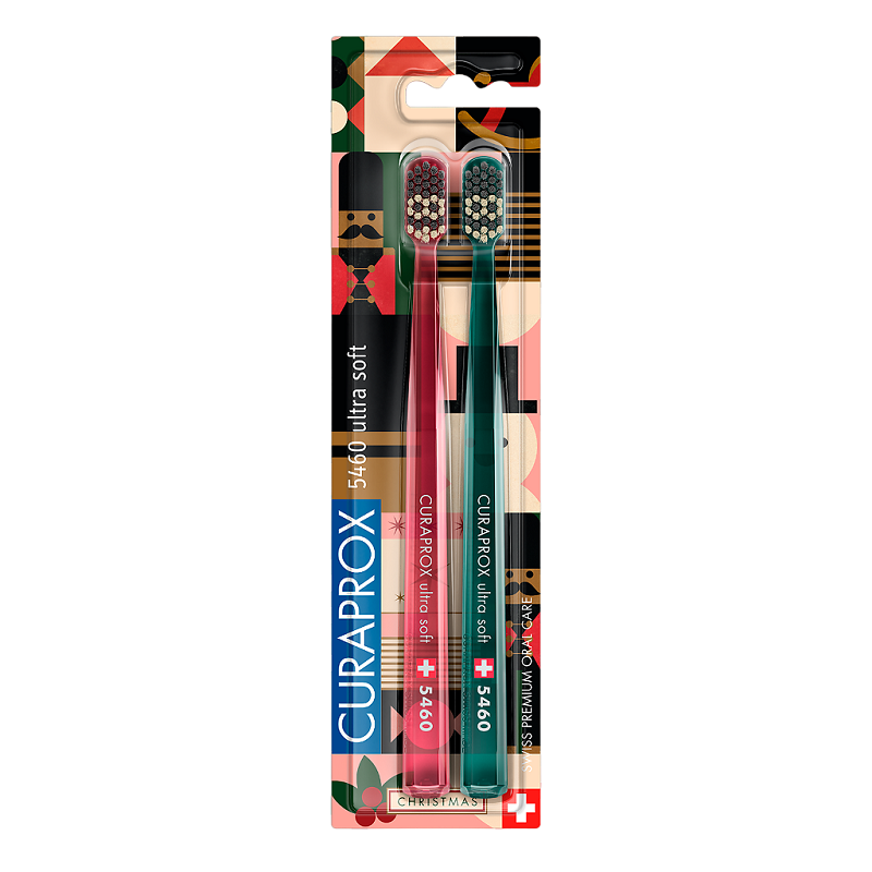 

Curaprox Duo Christmas Ultrasoft Набор зубных щеток 2 шт