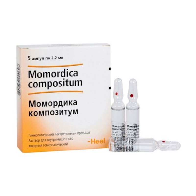 Изображение товара Момордика композитум раствор гомеопатический 2,2 мл 5 шт для инъекций
