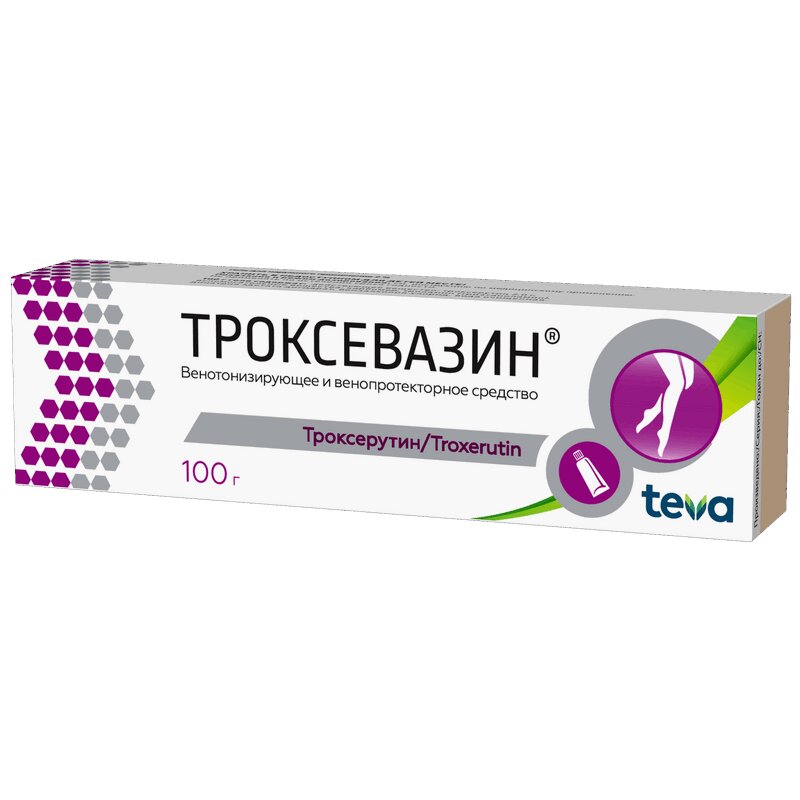 

Троксевазин 2% гель для наружного применения 100 г