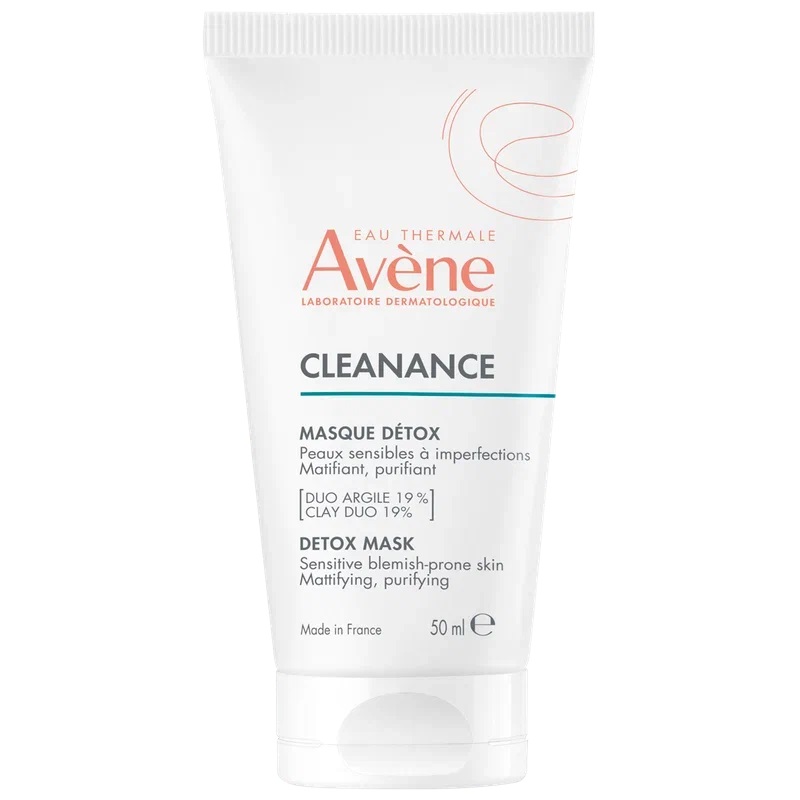 Avene Cleanance Маска-детокс для глубокого очищения кожи 50 мл питательное молочко для тела для сухой и очень сухой кожи карите