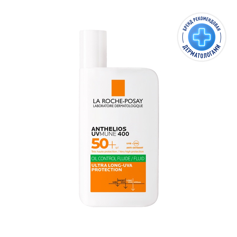 Изображение товара Солнцезащитный матирующий флюид SPF 50+ La Roche-Posay Anthelios UVMUNE 400 50 мл