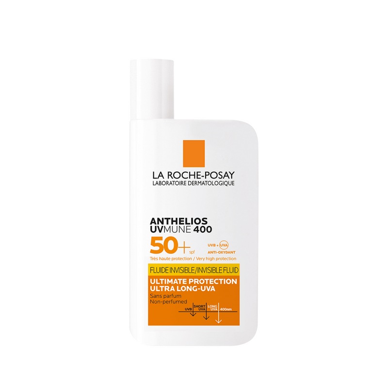 La Roche-Posay Антгелиос УВмун 400 флюид для лица солнцезащитный невидимый SPF50+ 50 мл matte крем для лица 15 мл
