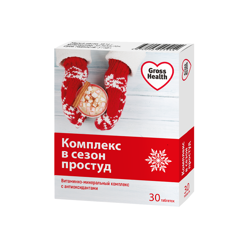 

Gross Health Комплекс в сезон простуд таблетки 30 шт