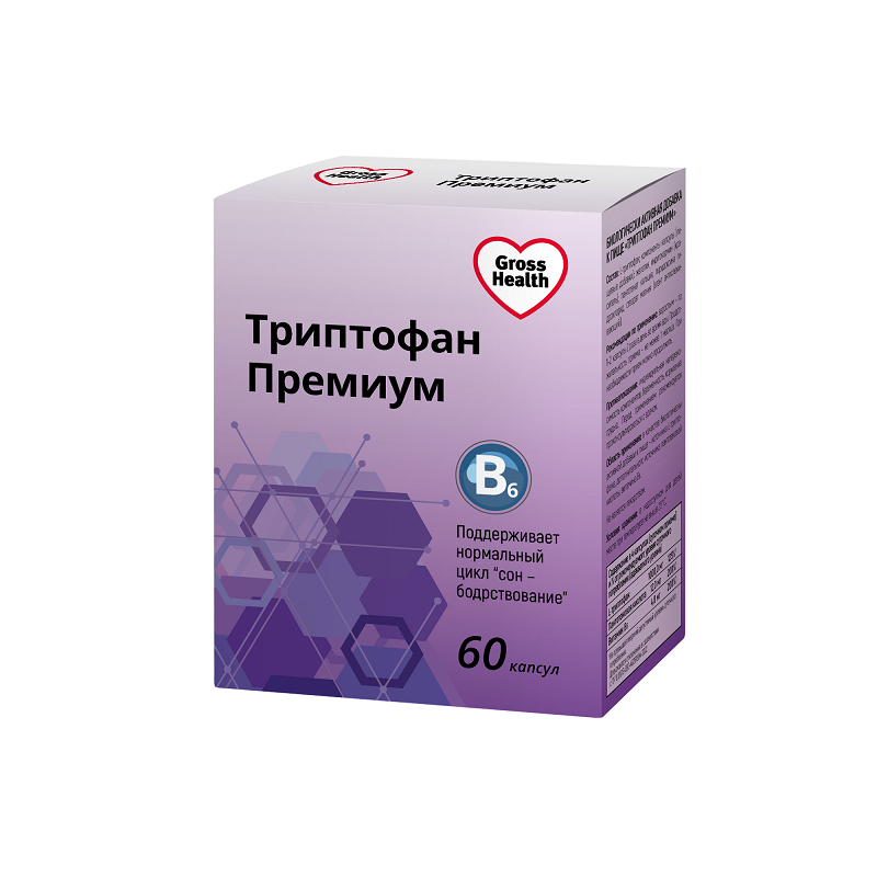 

Gross Health Триптофан Премиум капсулы 60 шт