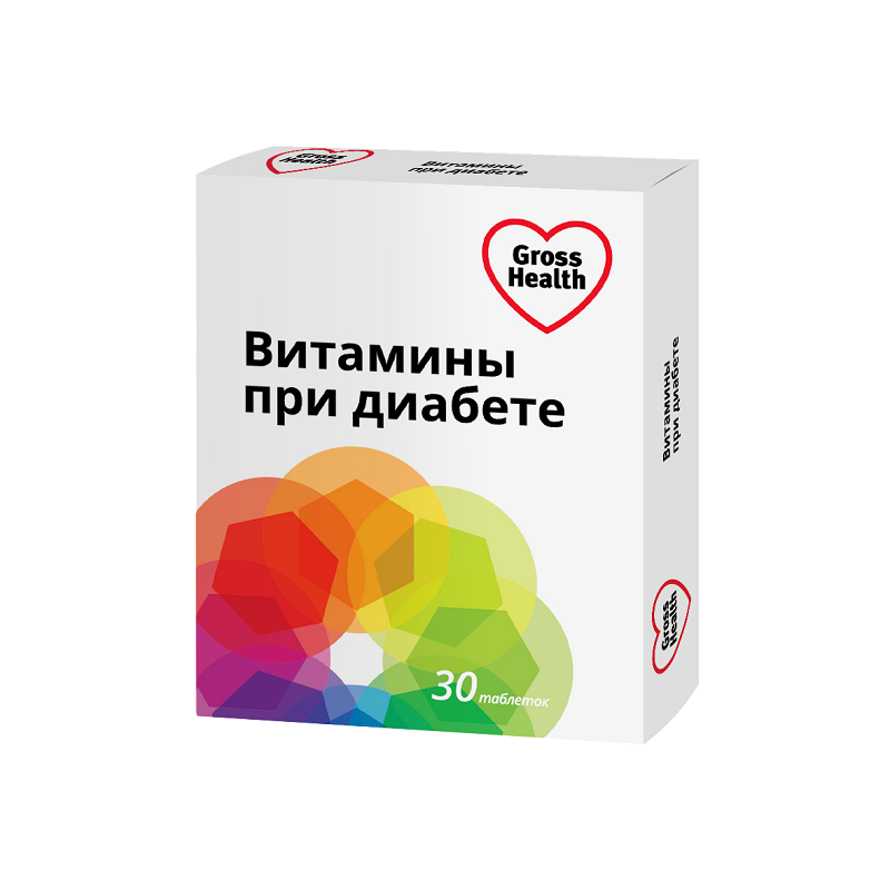 Gross Health Витамины при диабете таблетки 30 шт