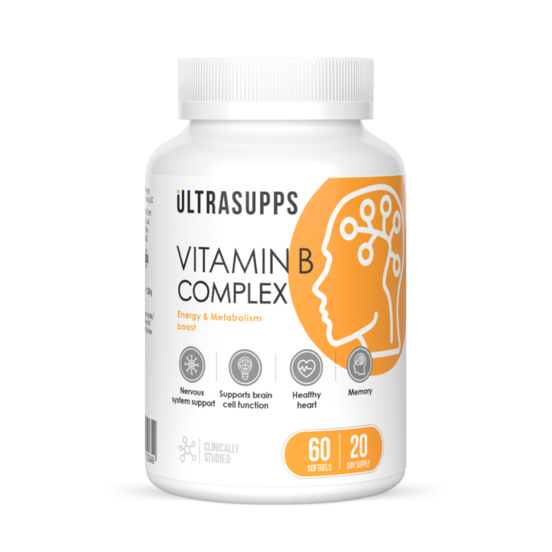 Изображение товара Ультрасаппс Витамин В комплекс капсулы 60 шт для нервной системы и иммунитета