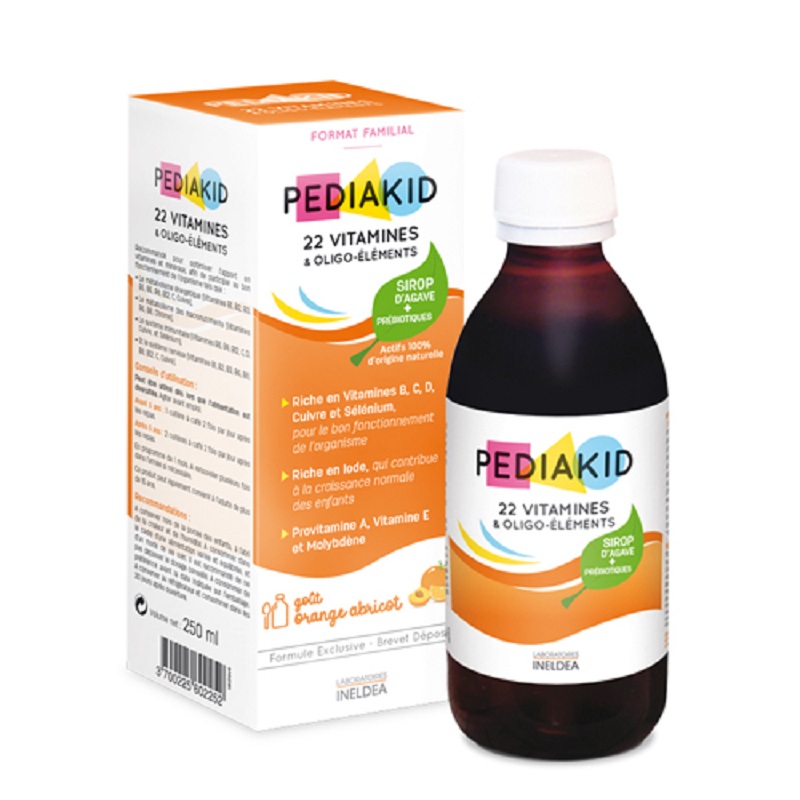 

PEDIAKID 22 Витамина и Олигоэлементы сироп 250 мл