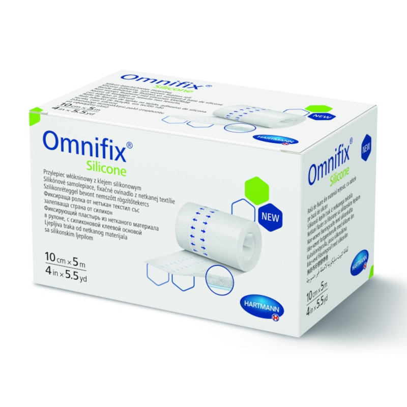 Изображение товара Фиксирующий силиконовый пластырь Omnifix Silicone 10 см х 5 м Германия