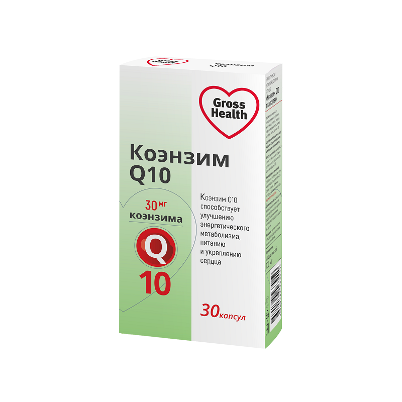 Gross Health Коэнзим Q10 капсулы 30 шт