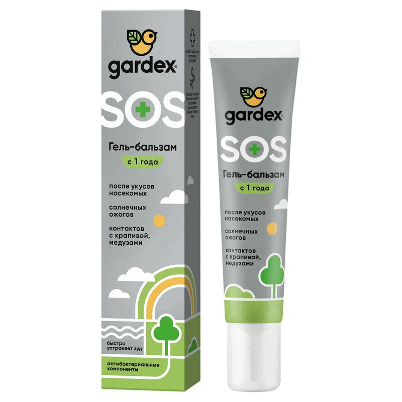 Изображение товара Gardex SOS Гель-бальзам после укусов насекомых 25 мл