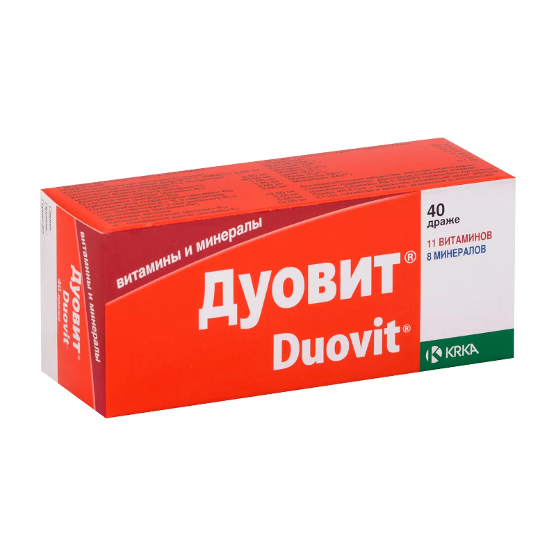 

Дуовит драже 40 шт