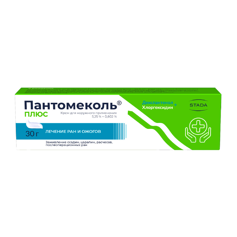 

Пантомеколь Плюс 5,25%+0,802% крем для наружного применения 30 г