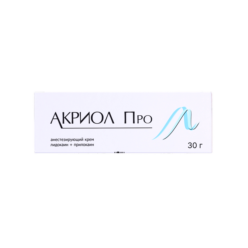 

Акриол Про 2,5%+2,5% крем для местного и наружного применения 30 г