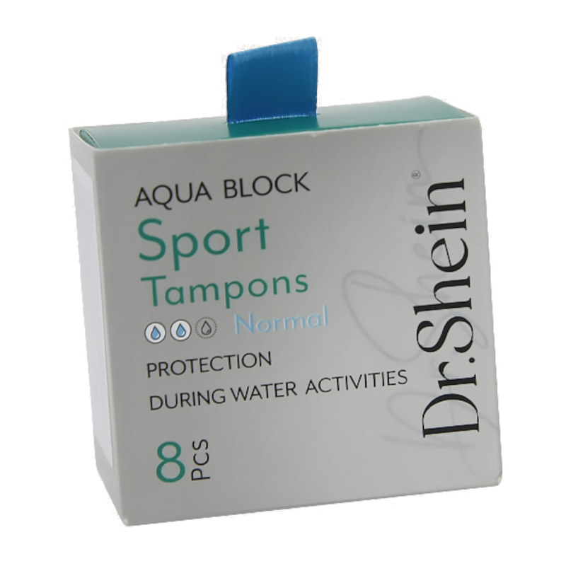 Др.шейн Тампоны Спортивные Органические Аква Блок Нормал №8