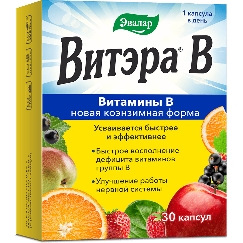 

Эвалар Витэра В капсулы 30 шт