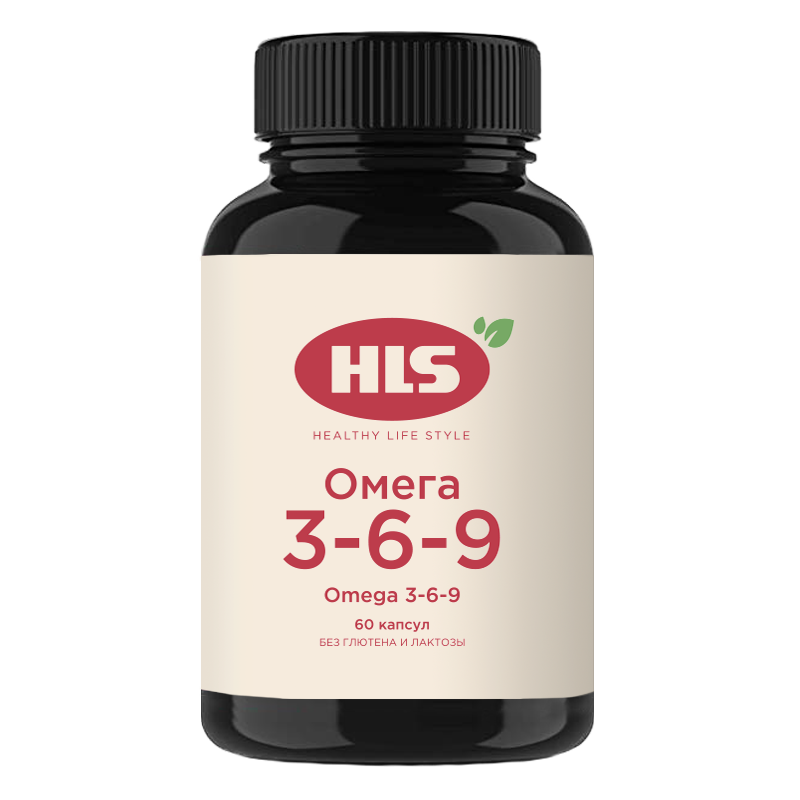 HLS Омега 3-6-9 капс.60 шт solgar двойная омега 3 полезные жировые кислоты 700 мг 30 капсул