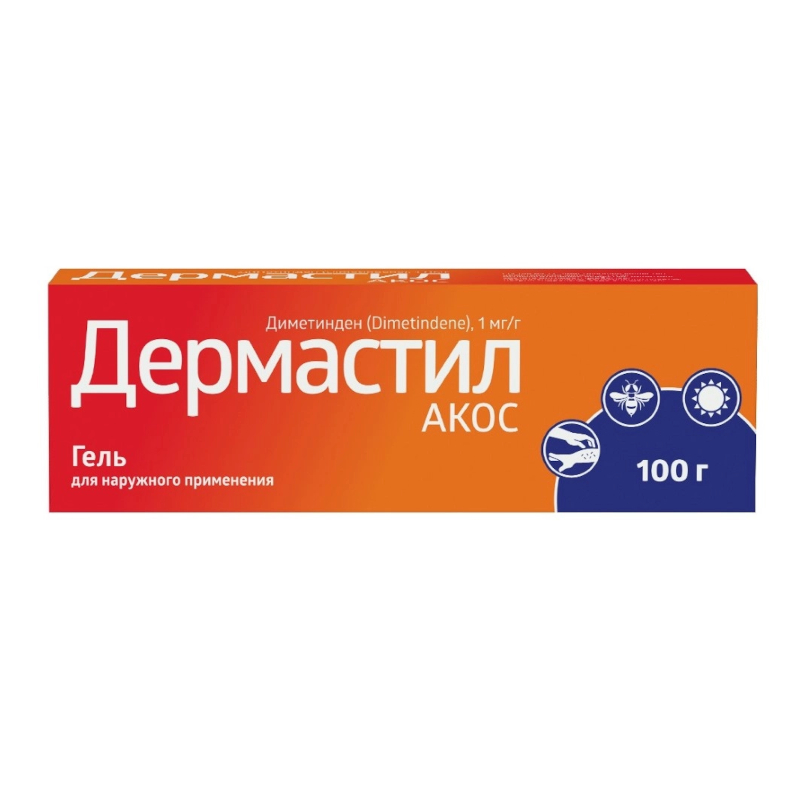 

Дермастил АКОС 1 мг/г гель для наружного применения 100 г