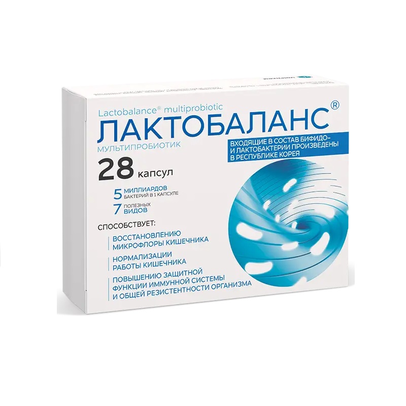 

Лактобаланс капс.378 мг 28 шт