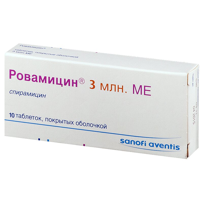 Ровамицин Таб.П.О.3000000МЕ 10 Шт Купить В Аптеке, Цена В Саратове.