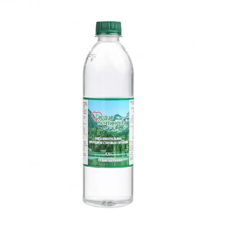 

Сердце Континента Вода минеральная газир.0,55л