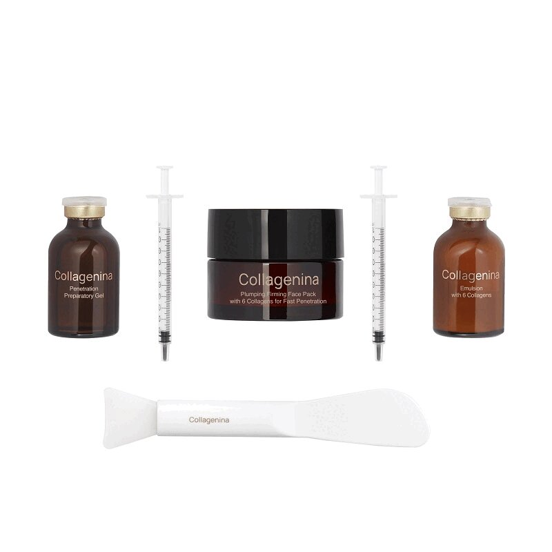 Изображение товара Набор для домашнего ухода Коллагенина Уровень 2 с 6 типами коллагена 3 продукта