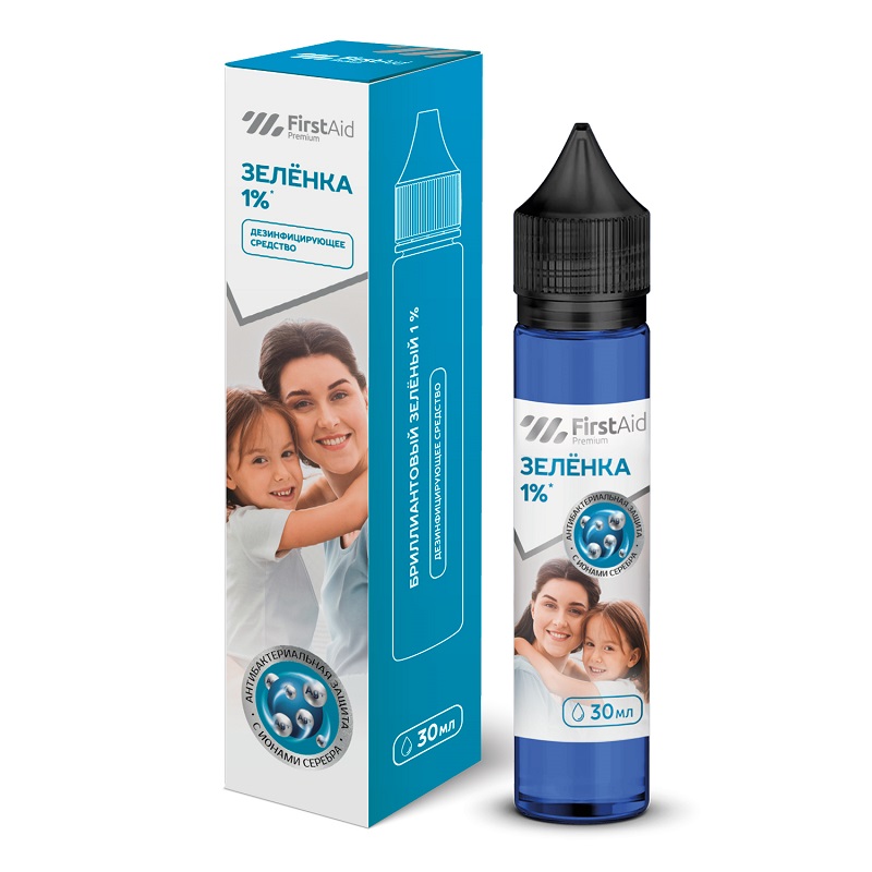 

Ферстэйд Премиум Бриллиантовый зеленый актив с ионами серебра р-р 1% флакон 30 мл