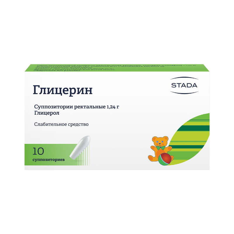 Изображение товара Глицерол 1,24 г суппозитории ректальные НИЖФАРМ 5 шт для запоров и наружного применения