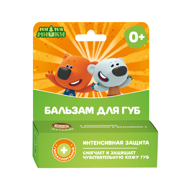 

Ми-ми-мишки Бальзам для губ детский Интенсивная защита 4,2 г
