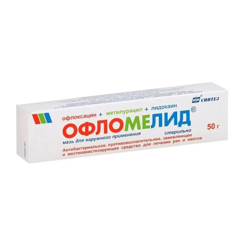 Изображение товара Офломелид мазь для наружного применения 50 г с противомикробным действием