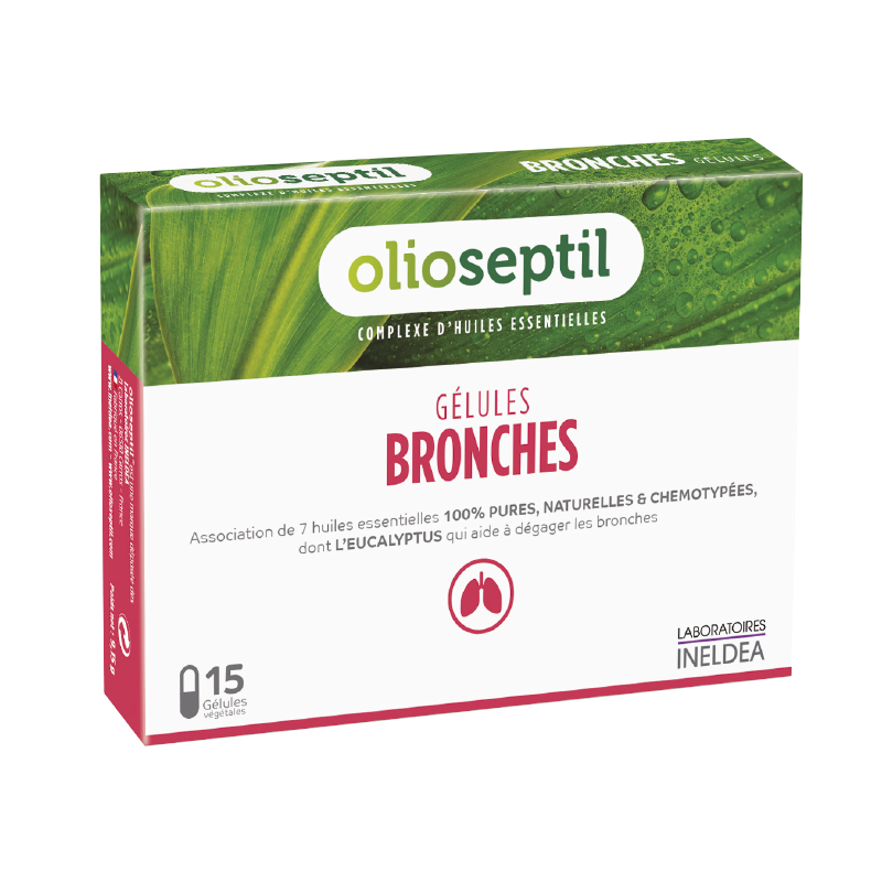 Изображение товара Олиосептил Бронхи капсулы 15 шт натуральное средство для дыхания