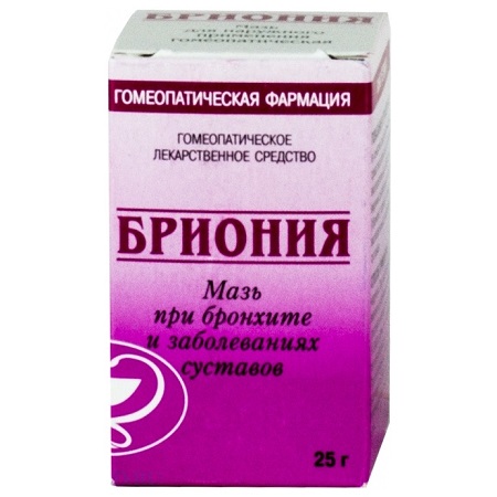 Изображение товара Бриония мазь для наружного применения гомеопатическая 25 г для снятия воспаления и боли