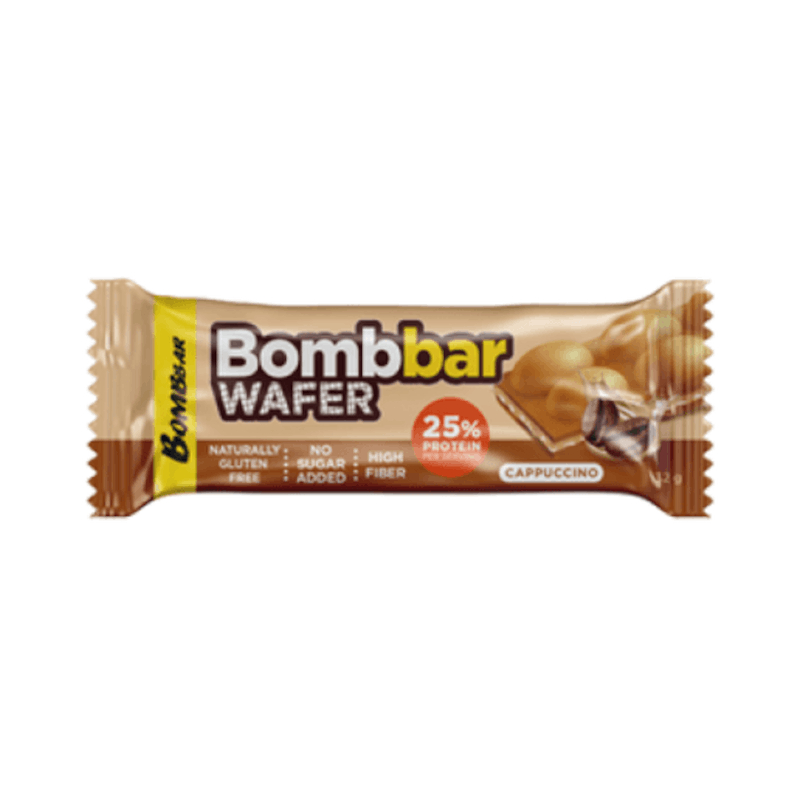 Изображение товара Bombbar Wafer Вафля протеиновая с молочно-ореховой пастой Капучино 32 г