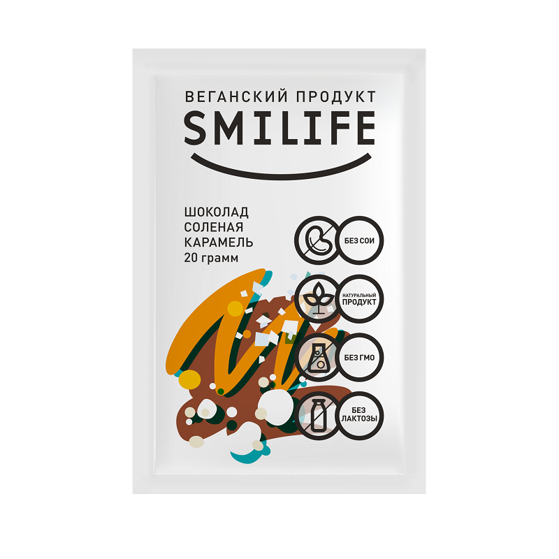 Изображение товара Smilife Шоколад соленая карамель 20 г 1 шт