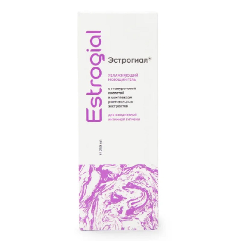 Изображение товара Увлажняющий гель для интимной гигиены Эстрогиал 250 мл для чувствительной кожи