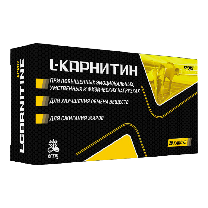 Изображение товара Erzig Л-Карнитин капсулы 20 шт