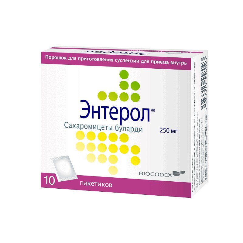 

Энтерол порошок для приготовления суспензии 10 шт