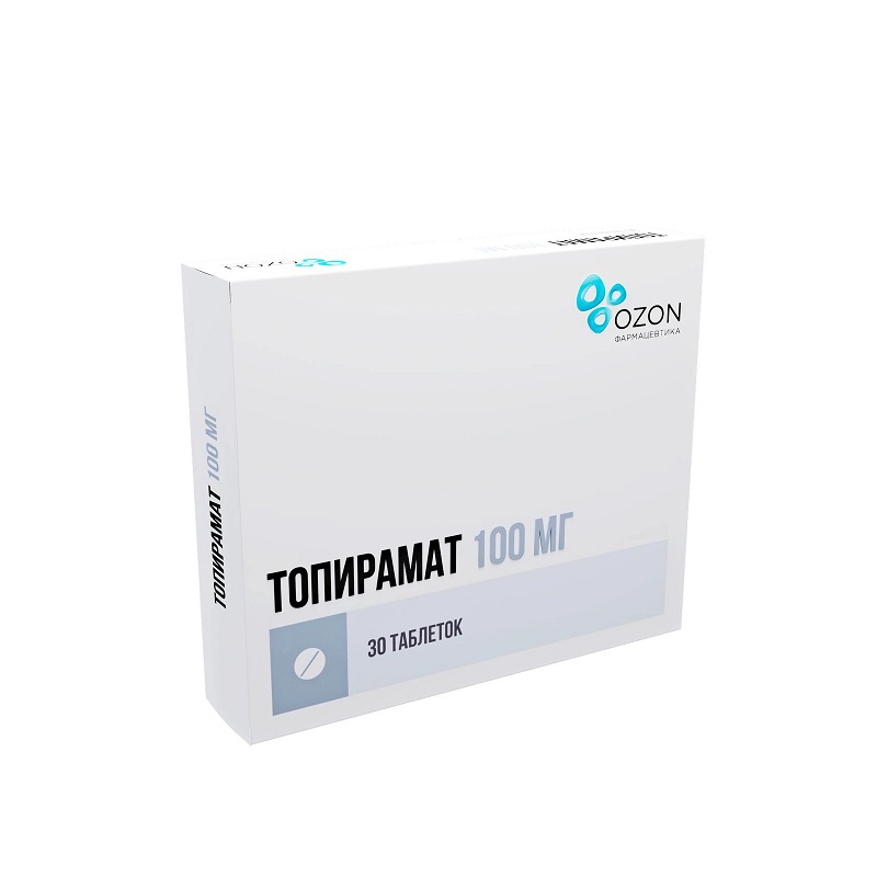 Изображение товара Топирамат 100 мг таблетки 30 шт