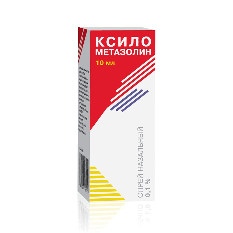 

Ксилометазолин спрей 0,1% фл.10 мл 1 шт
