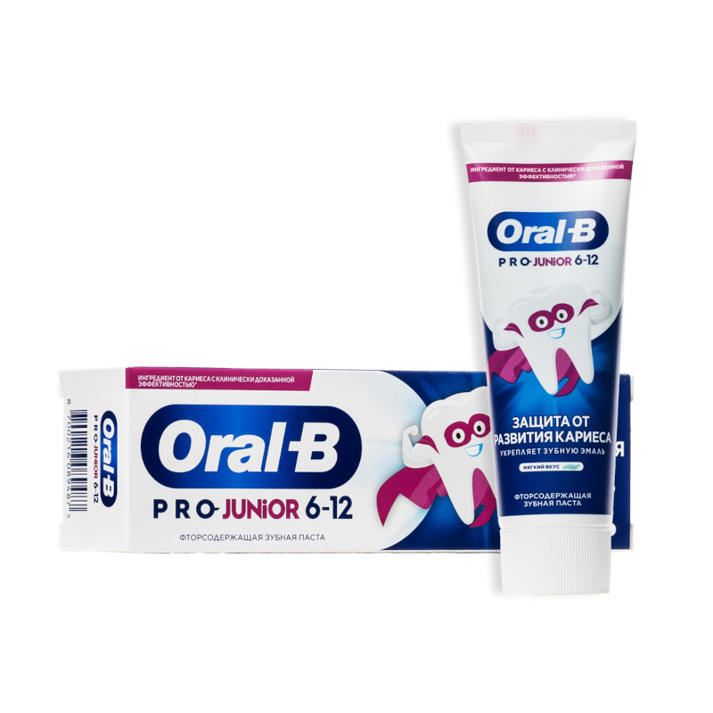Изображение товара Зубная паста Oral-B Pro Junior для детей 75 мл с мягким вкусом