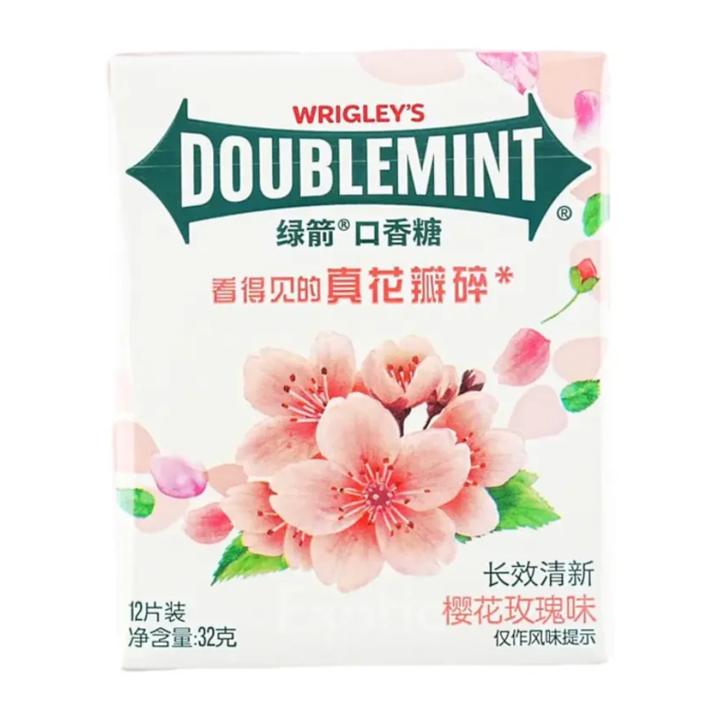 Изображение товара Жевательная резинка Doublemint Сакура лимитированный выпуск 12 шт