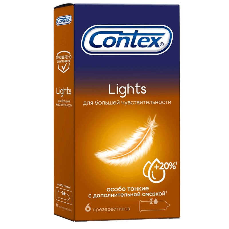 Изображение товара Контехс Лайтс Презервативы особо тонкие 6 шт для максимального естественного ощущения Изображение товара Контехс Лайтс Презервативы особо тонкие 6 шт для максимального естественного ощущения