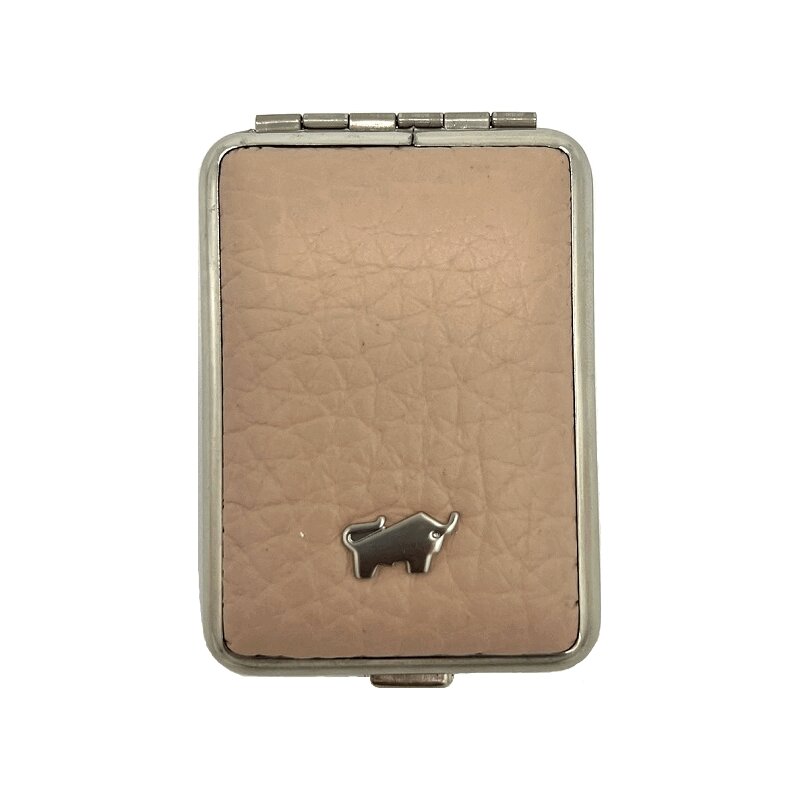 Изображение товара Стильная таблетница Gaucho с серебром из кожи и металла для хранения лекарств